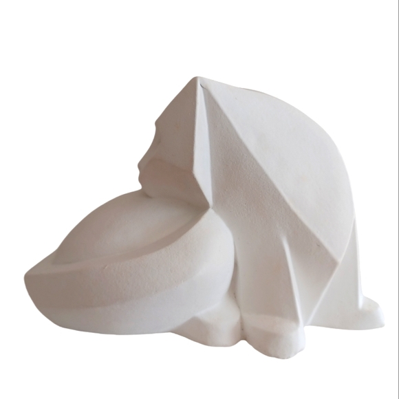 Karin Swildens Austin Production Sculpture Cubist Cat - Picture 5 of 13